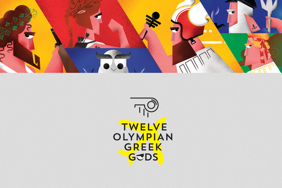 12 Olympian Greek Gods